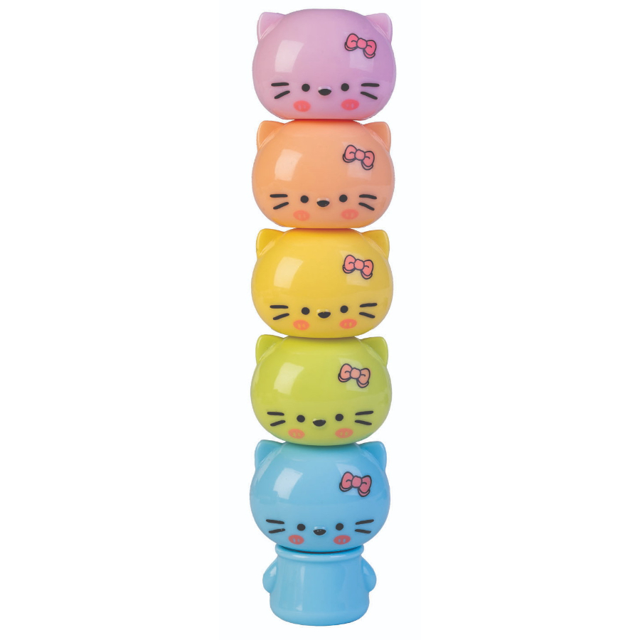 Pretty Cat Highlighters 6 Pack