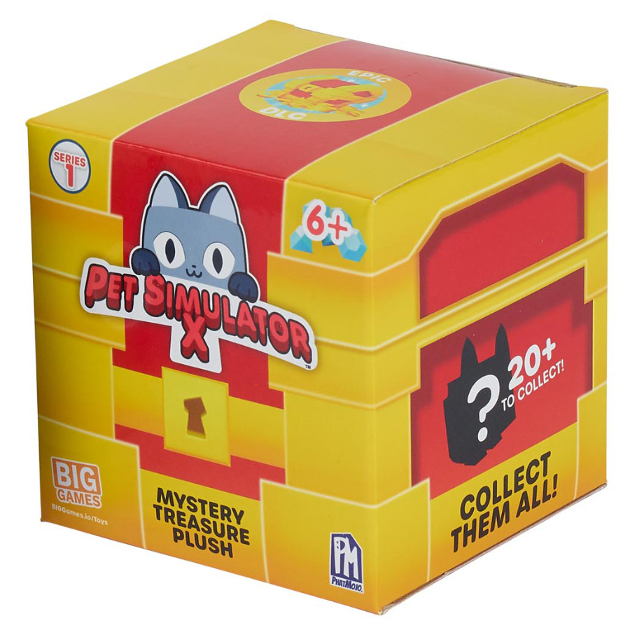 Pet Simulator X Plush Pet In Treasure Chest Assorted
