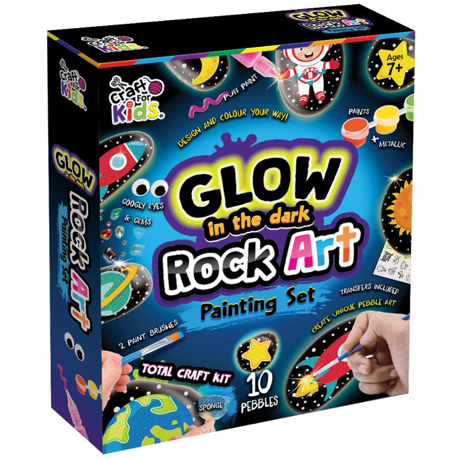 Craft For Kids Ultimate Rock Glowing Painting Kit
