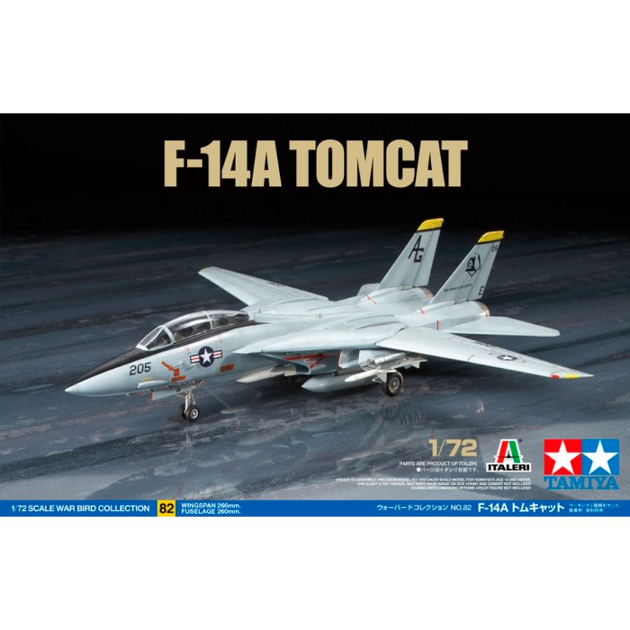 Tamiya Model Kit 1:72 F-14A Tomcat