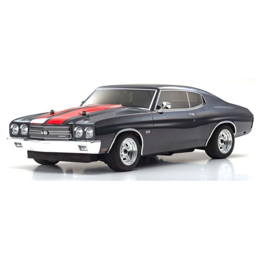 Kyosho Radio Control 1:10 EP 4WD Fazer Mk2 1970 Chevy Chevelle SS 454 LS6 Tuxedo Black RTR