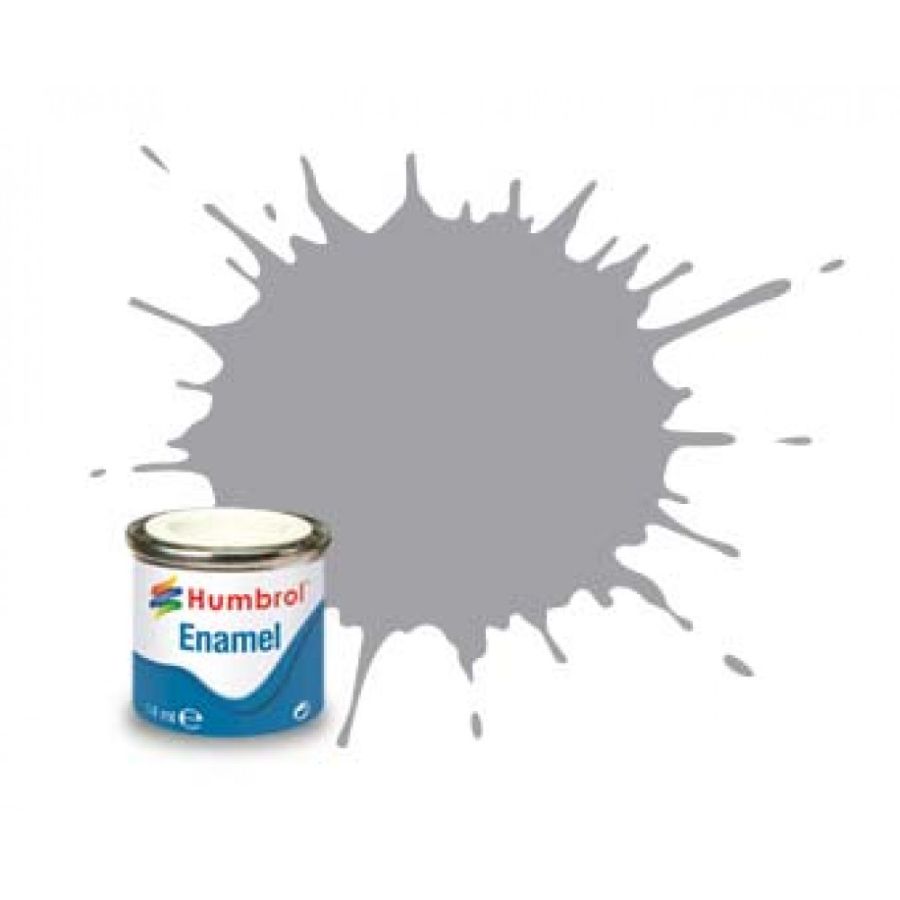 Humbrol Enamel Paint Pale Grey Gloss