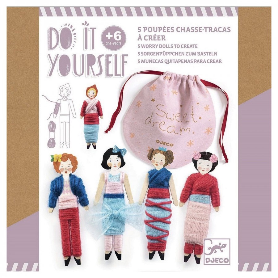 Djeco Do It Yourself Sweet Night Dolls
