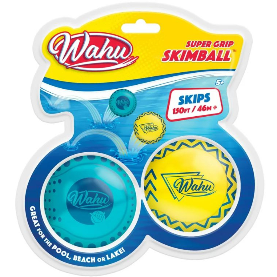 Wahu Skimball Super Grip Two Pack Yellow & Blue