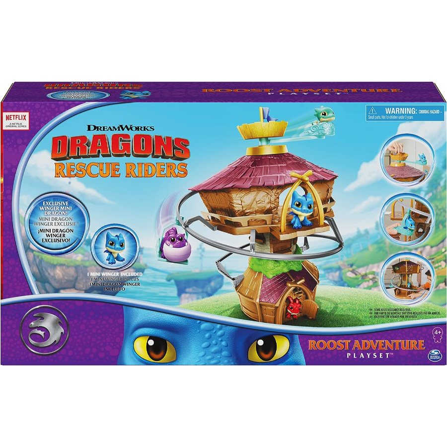 Dragons Rescue Riders Roost Adventures Playset