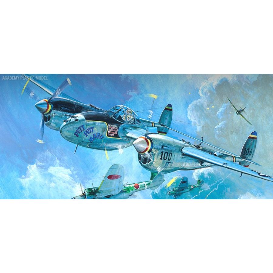 Academy Model Kit 1:48 G P38E J L Lightning 2215