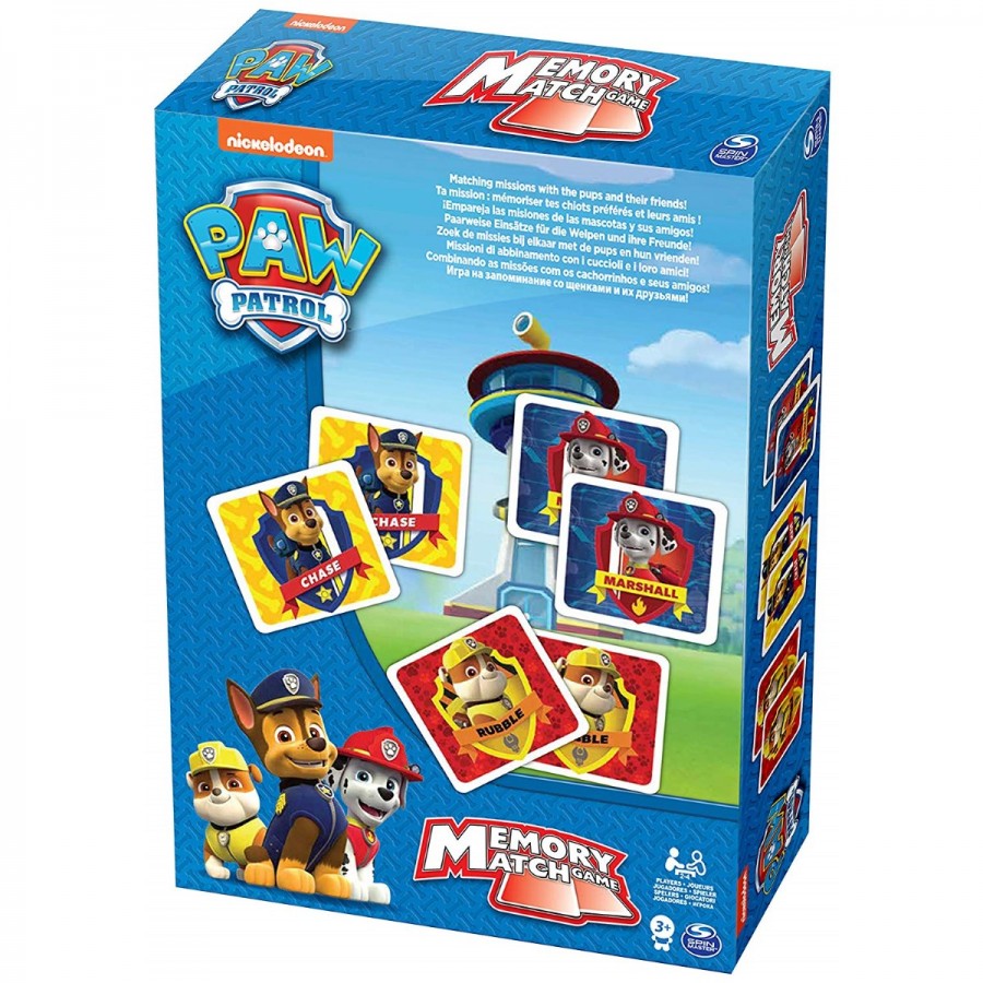Paw Patrol Memory Match Game