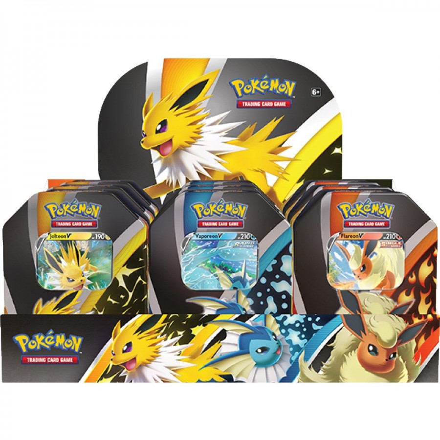 Pokemon TCG Eevee Evolutions Tin Assorted