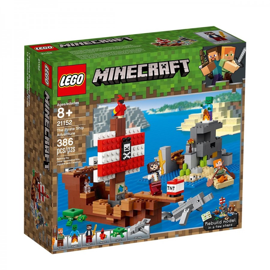 LEGO Minecraft The Pirate Ship Adventure