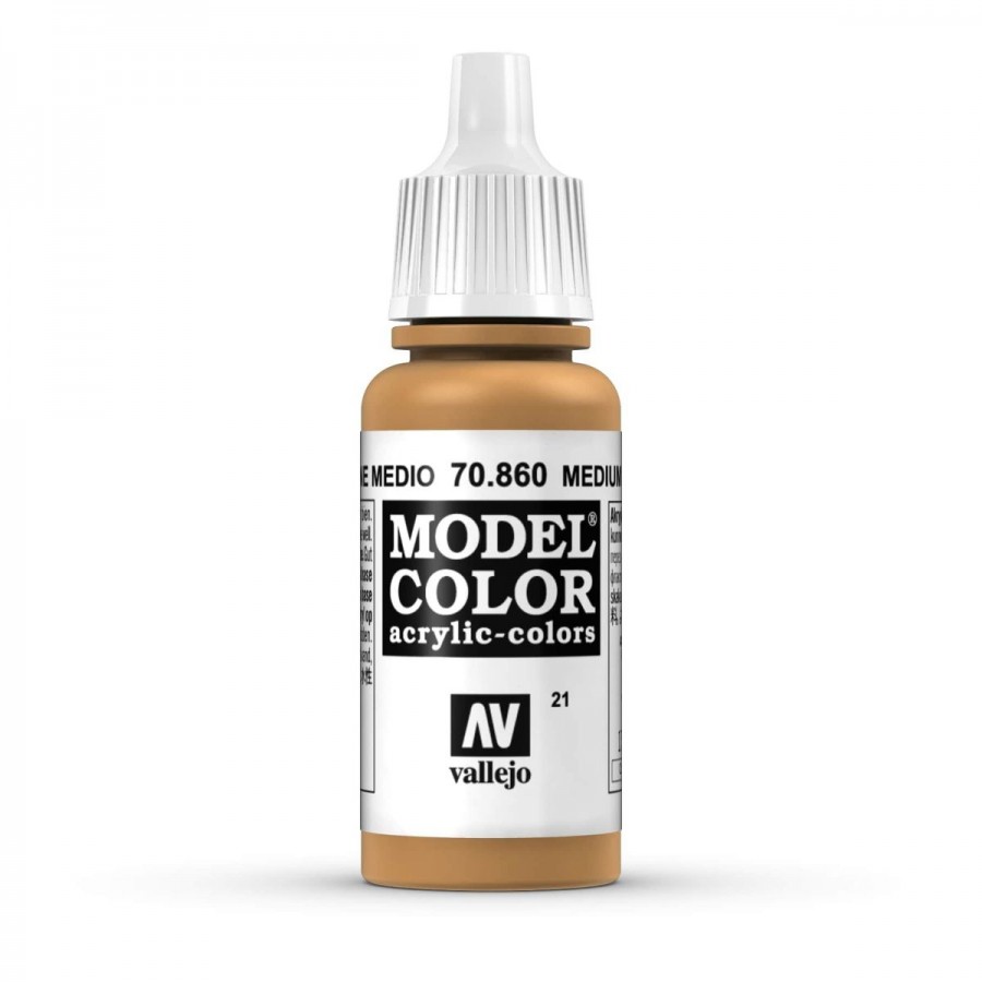 Vallejo Acrylic Paint Model Colour Medium Fleshtone 17-18ml