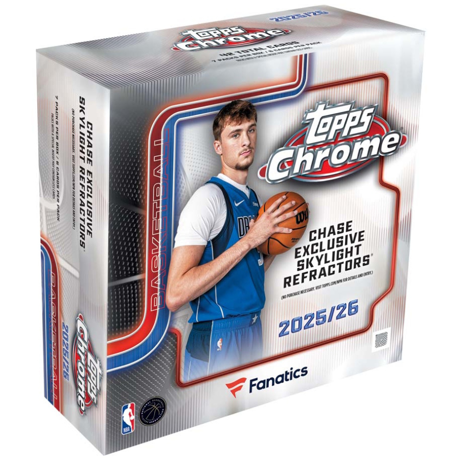 Topps NBA Basketball Chrome 2025-2026 Mega Box