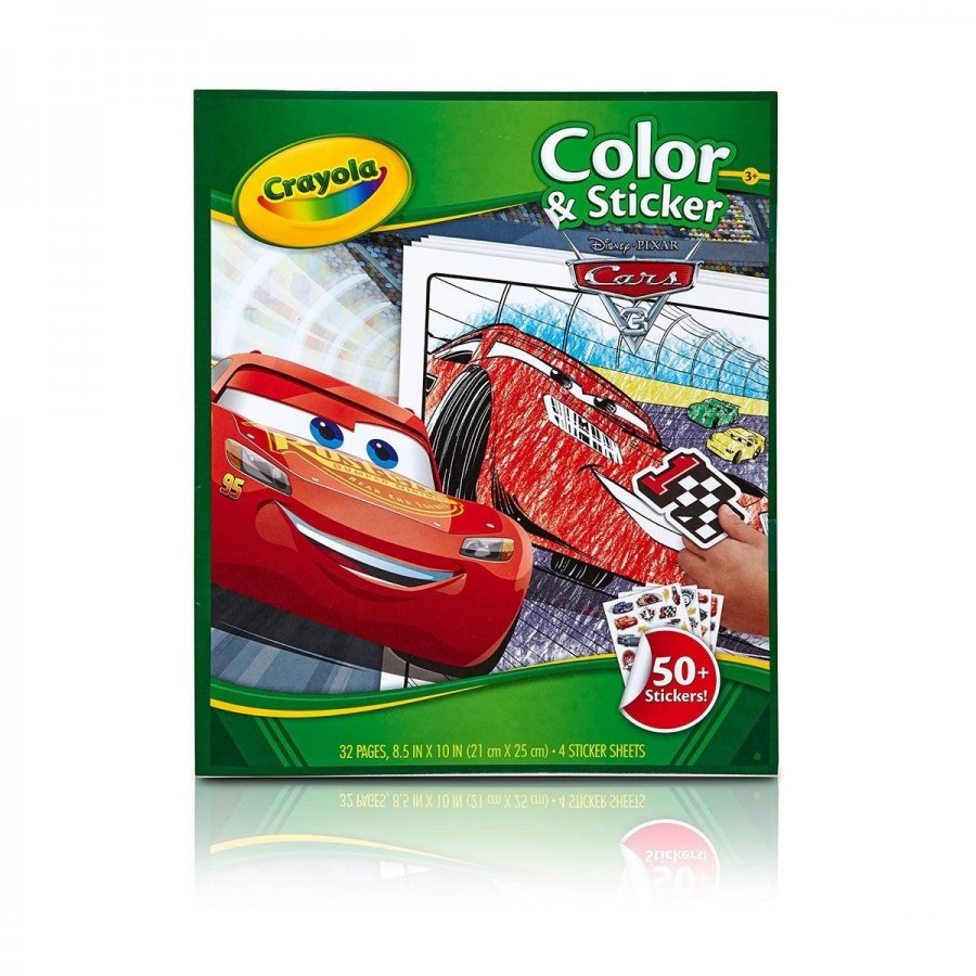 Crayola Colour & Sticker Cars 3