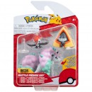 Pokemon Battle Figure 3 Pack Assorted
