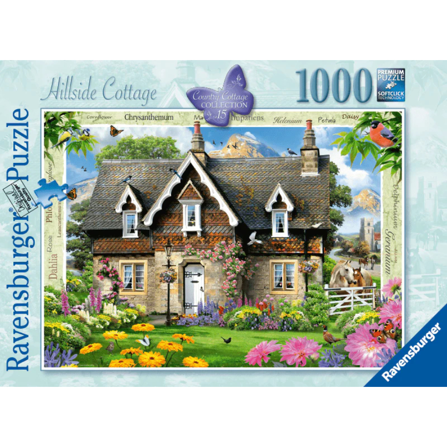 Ravensburger Puzzle 1000 Piece Hillside Cottage SF