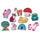 Crocodile Creek 2 Piece Puzzle 10 Pack Unicorn