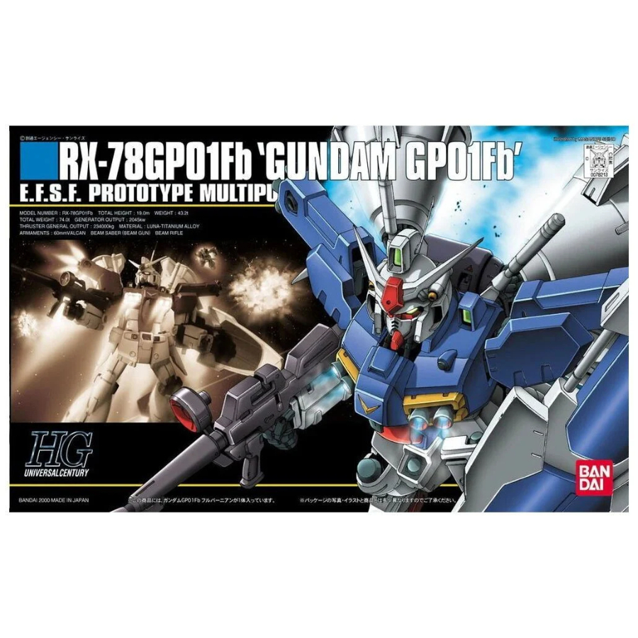 Gundam Model Kit 1:144 HGUC RX-78 GP01FB
