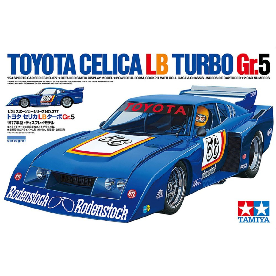 Tamiya Model Kit 1:24 Toyota Celia LB Turbo Gr 5
