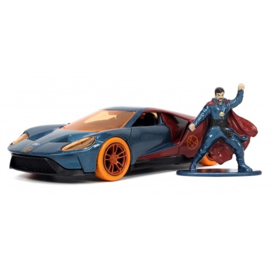 Jada Diecast 1:32 2017 Ford GT With Doctor Strange Figure
