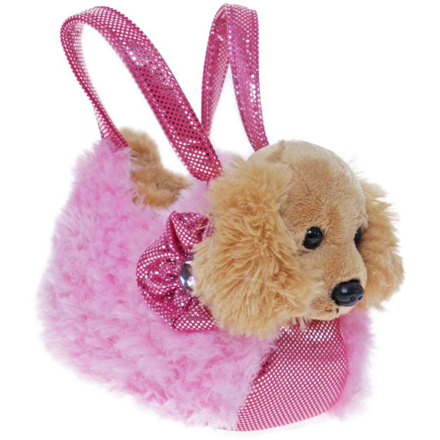 Fancy Pal Cocker Spaniel In Pink Rose Bag | Toy Brands A-K | Casey's Toys