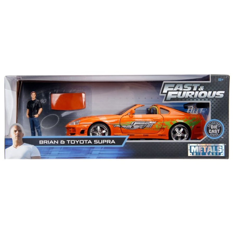 Jada Diecast 1:24 Fast & Furious Brian With Toyota Supra