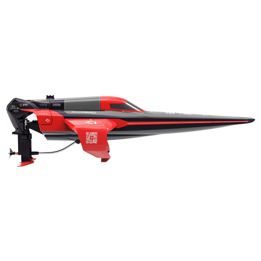 Joysway Radio Control 1:14 E1 Racebird Hydrofoil Speedboat Brushed Red RTR