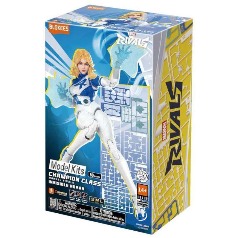 Blokees Model Kit Champion Class Marvel Rivals Invisible Woman