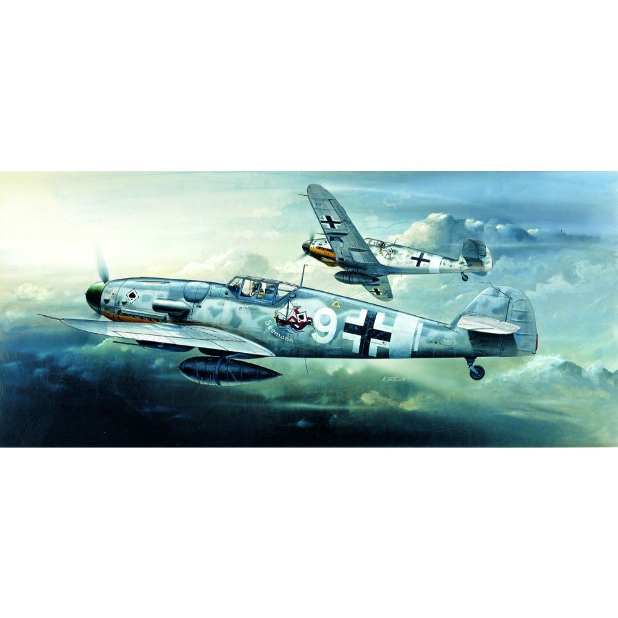 Academy Model Kit 1:72 BF109G Messerschmitt 1670