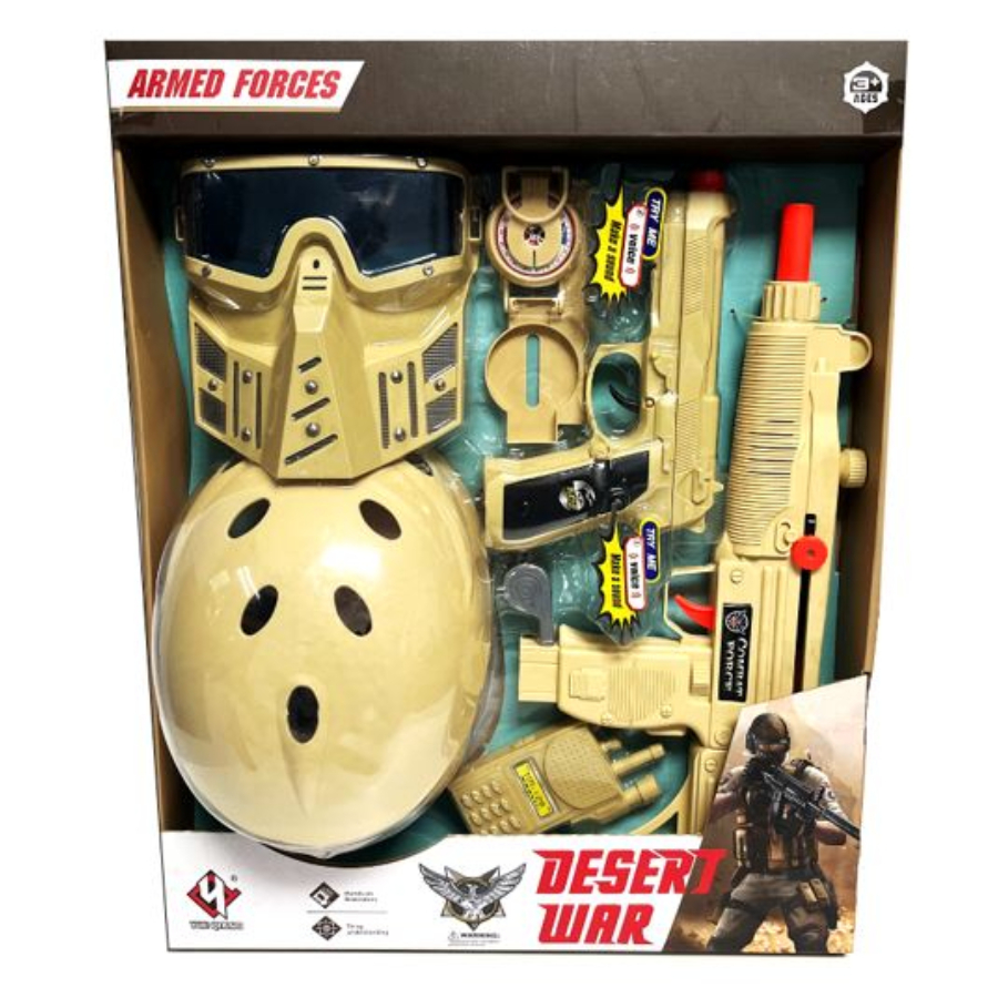 Desert War Combat Assault Dress Up Set