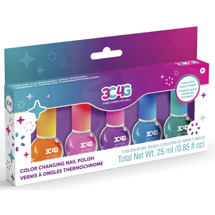 3C4G Nail Polish 5 Pack Colour Changing