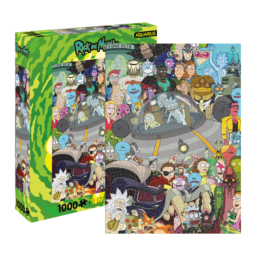 Rick & Morty Cast 1000 Piece Puzzle
