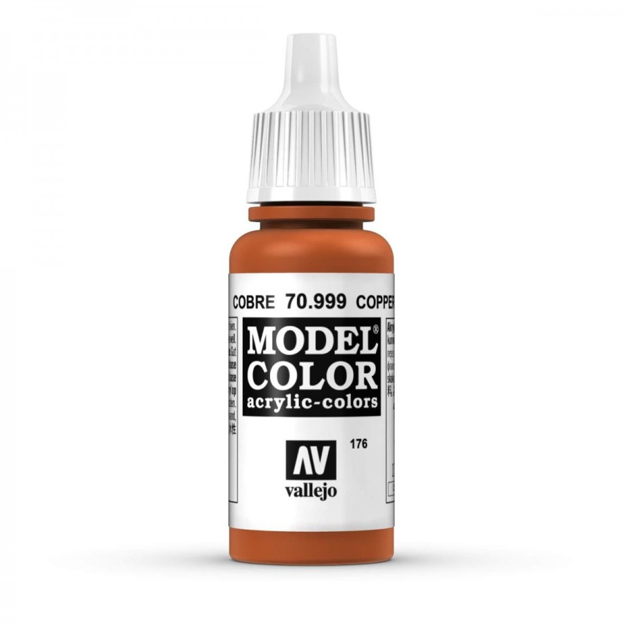 Vallejo Acrylic Paint Model Colour Metallic Copper 17-18ml