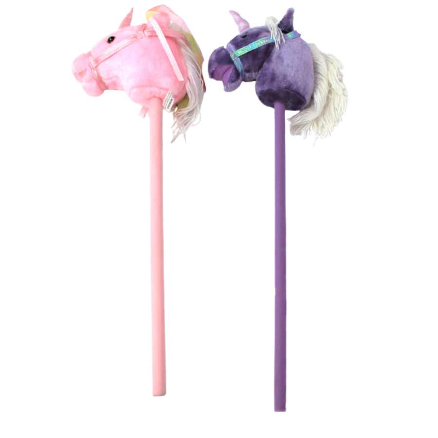Unicorn On Stick With Sound Assorted