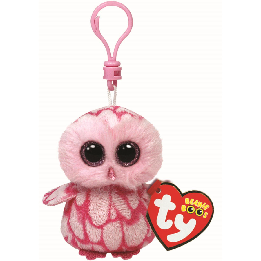 Beanie Boos Clips Pinky Owl