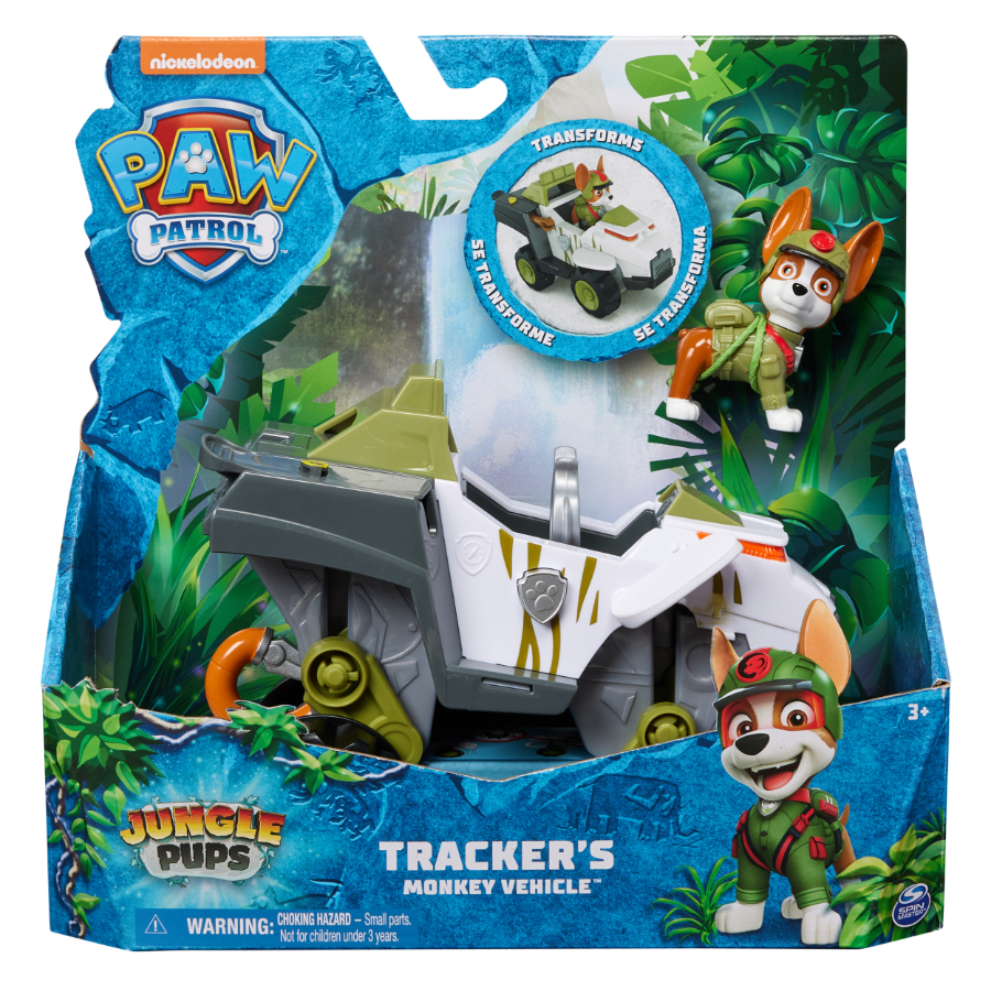 Paw Patrol Jungle Pups Themed Vehicle & Figure Tracker