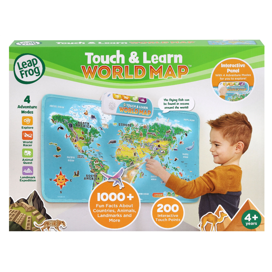 Leapfrog Touch & Learn World Map 