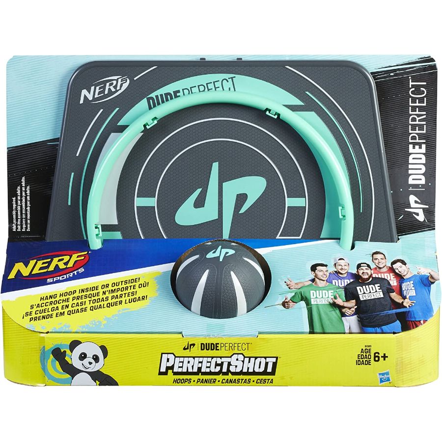 Nerf Dude Perfect Perfect Shot Basketball Hoop & Ball