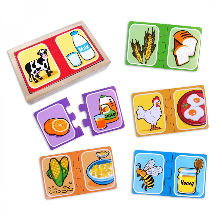 Wooden Make A Pair Puzzle