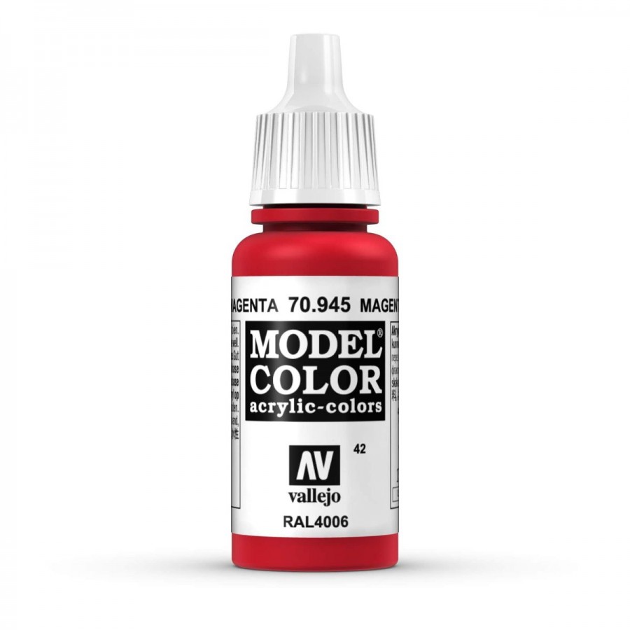 Vallejo Acrylic Paint Model Colour Magenta 17-18ml