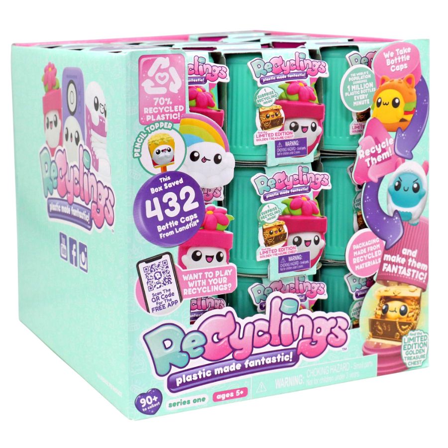 Recyclings Series 1 Cap Pack Single Pack Assorted