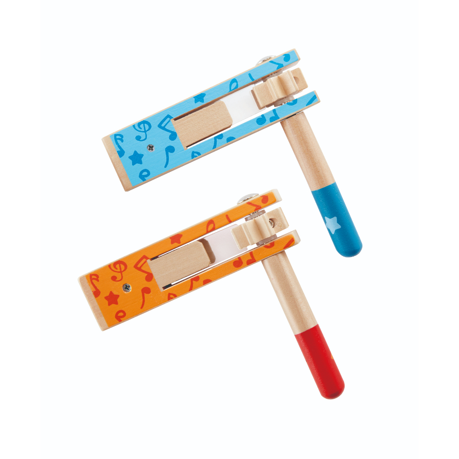 Hape Wooden Cheer Along Noisemaker Assorted Colours