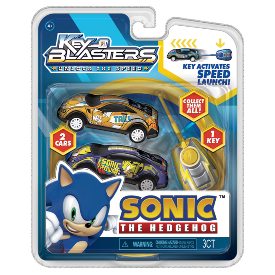 Sonic The Hedgehog Key Blasters Two Vehicle Pack