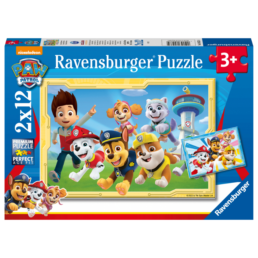 Ravensburger Puzzle 2x12 Piece Paw Patrol Super Sleuths | Toys | Casey ...