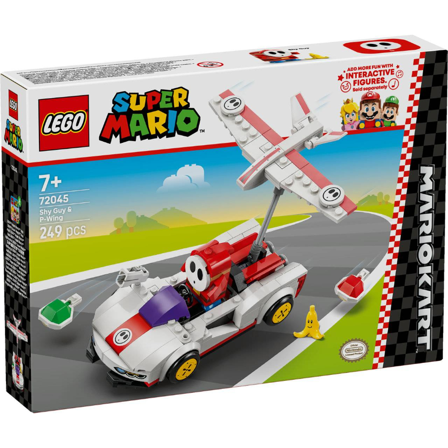 LEGO Super Mario Shy Guy In The P-Wing Car