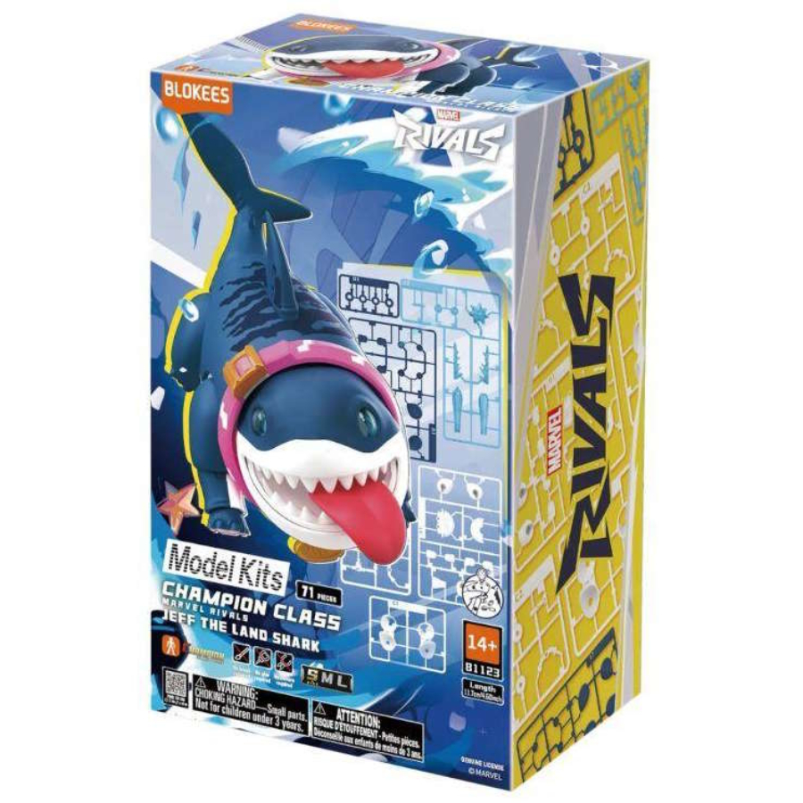Blokees Model Kit Champion Class Marvel Rivals Jeff The Land Shark