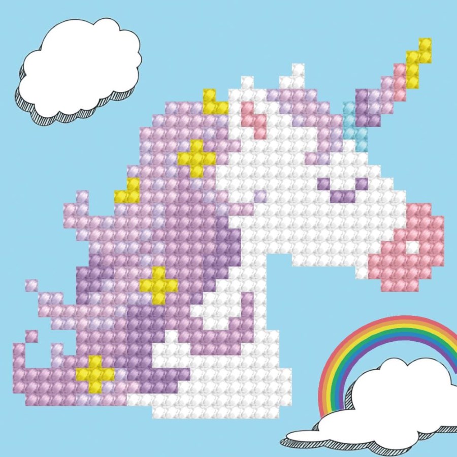 Diamond Dotz Unicorn Prayer 10cm x 10cm