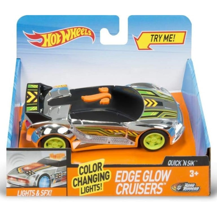 Hot Wheels Edge Glow Cruiser Quick N Sic With Light & Sounds