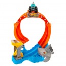 Hot Wheels Monster Trucks Corkscrew Shark Smash Track Set