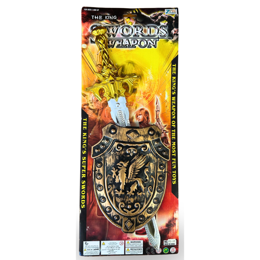 The Kings Sword & Shield Kids Dress Up Accessories