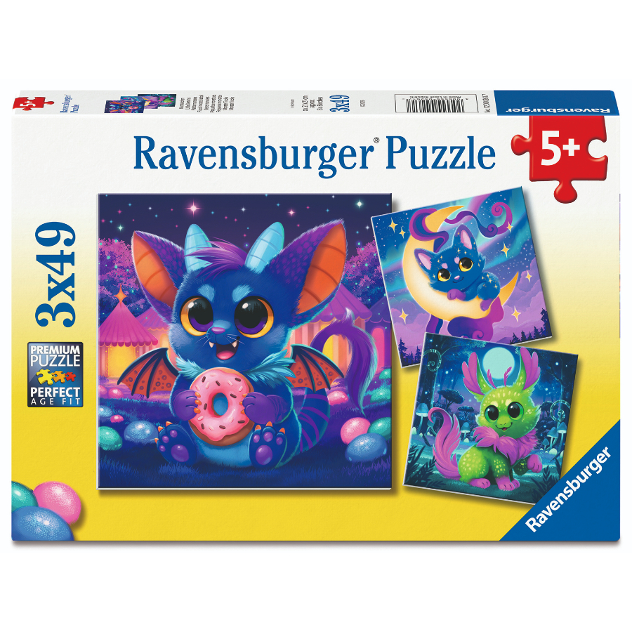 Ravensburger Puzzle 3x49 Piece Little Demons