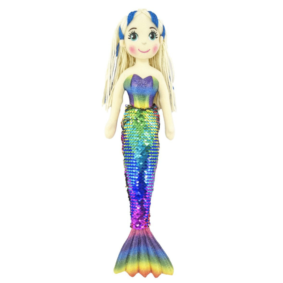 Mermaid Evelyn Blue Rainbow